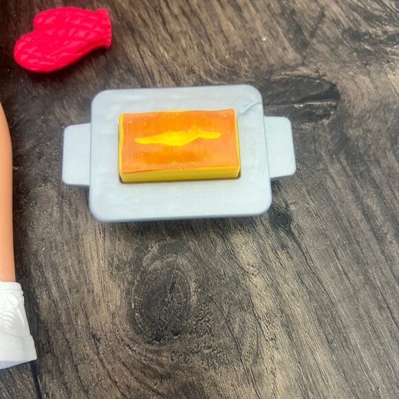 Barbie Careers Playset Blonde Bakery Chef Doll with Oven and Rising Deserts - Picture 5 of 8